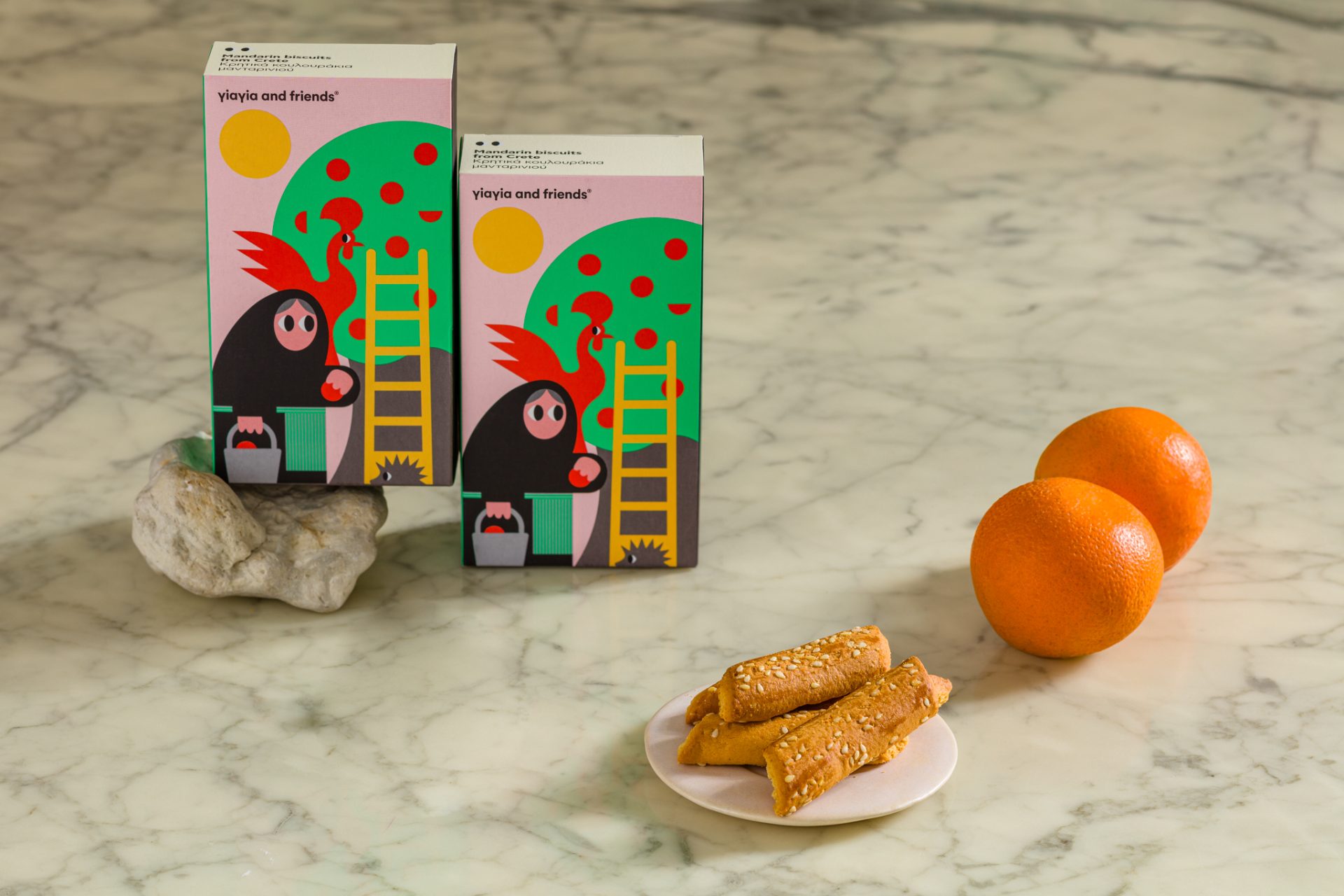 Mandarin biscuits - Yiayia and friends