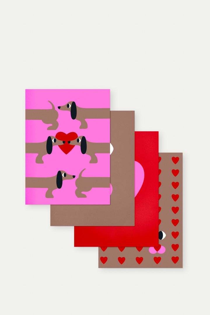 Valentine’s Limited Edition Postcards – set of 4 designs