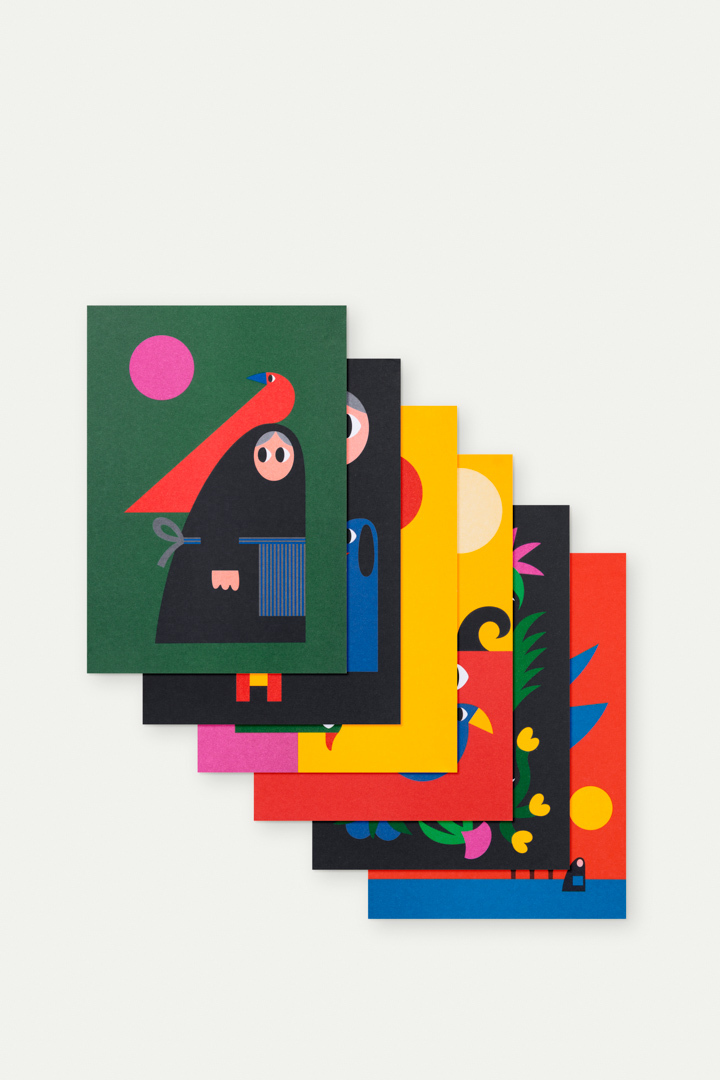 Postcards set of 6