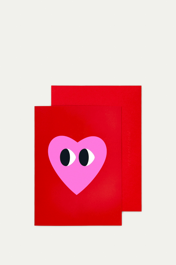 Valentine's Limited Edition Postcard - single card with envelope