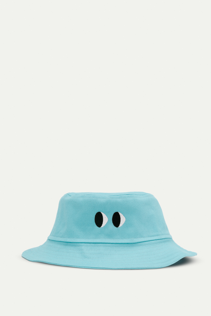Yiayia Bucket Hat Eyes – blue